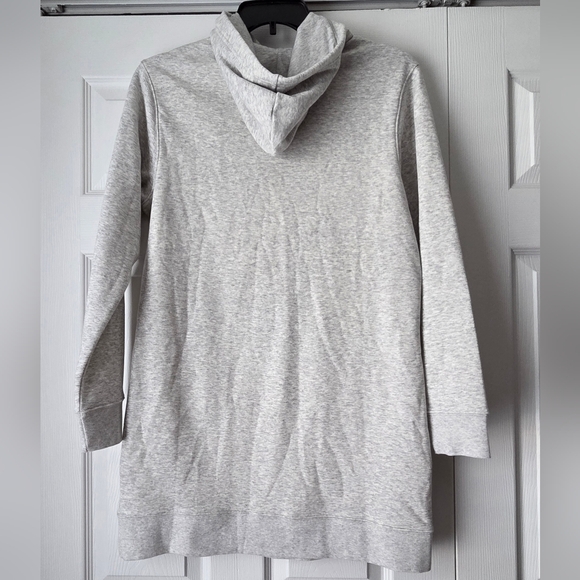 NWT Fabletics April Hooded Gray Long Sleeve Dress Size S - Picture 6 of 12